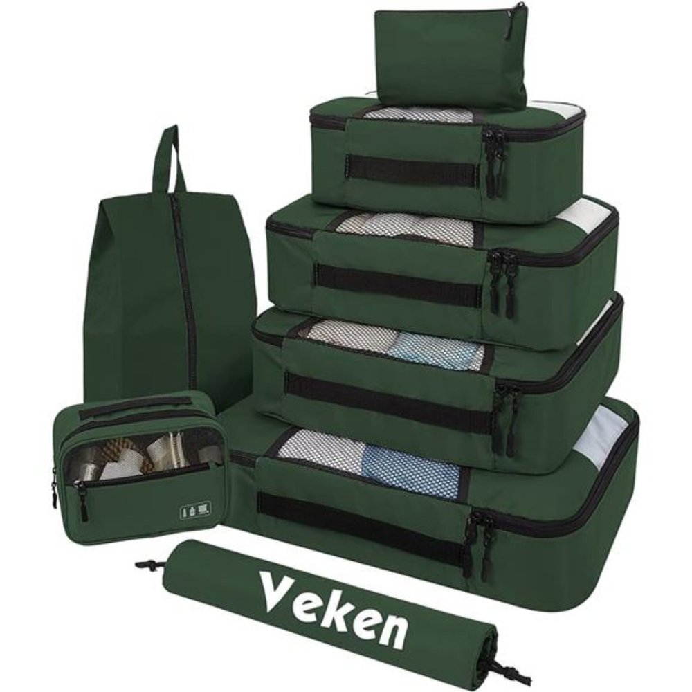 6 Pc Set Packing Cubes Luggage Packing Organizers for Travel Accessories